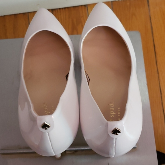 Kate Spade NY Vida White Heels, New - Picture 6 of 7